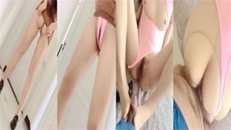 颜值高的模特女神思瑞最新高叉荧光色粉红泳衣诱惑91大鸡巴网友啪啪-f2d